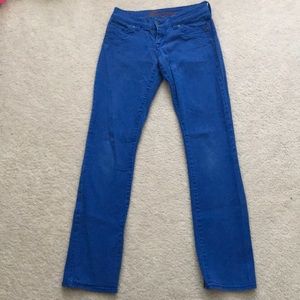 dELiA*s Morgan Royal Blue Straight Leg Bootcut Jeans 1/2R